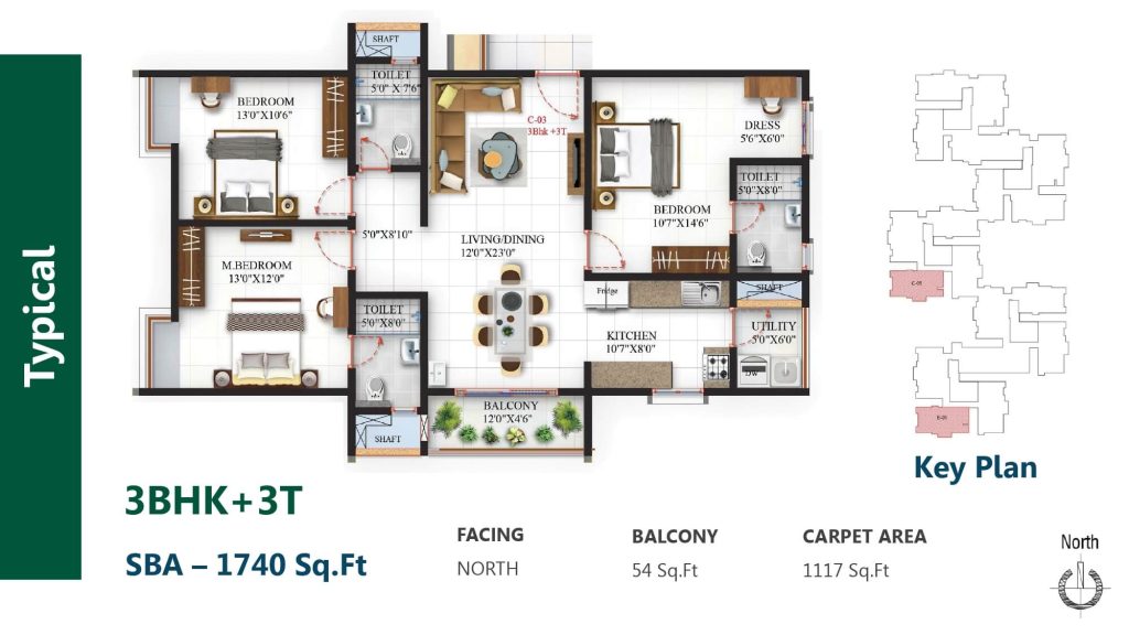SBR One Residence Floor Plan3