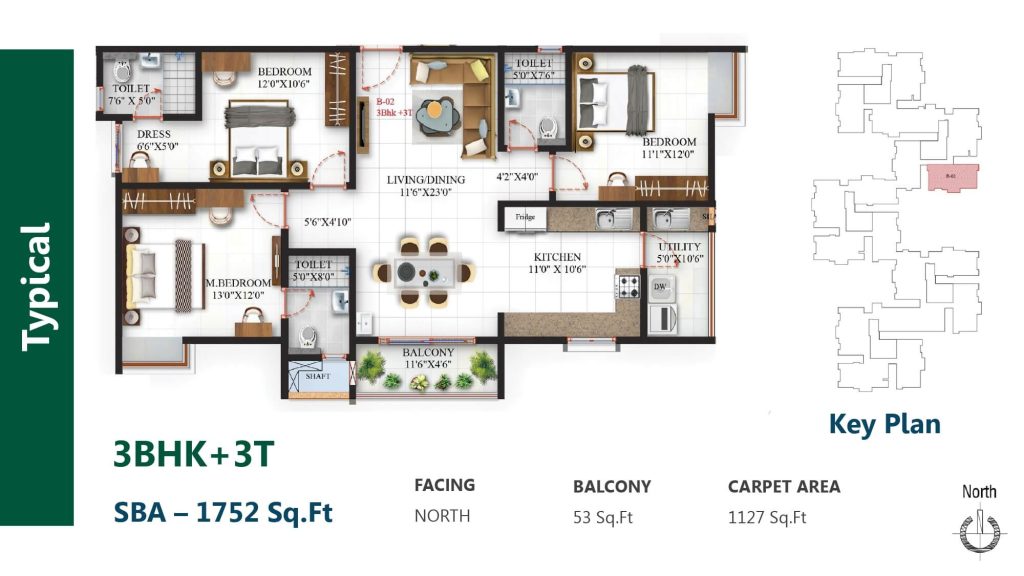 SBR One Residence Floor Plan4